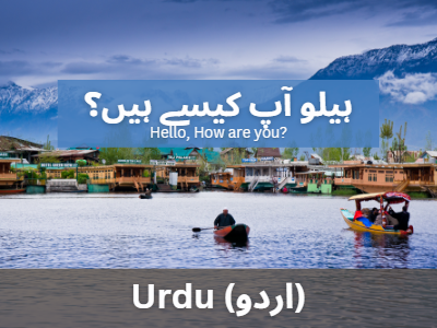 Urdu language script