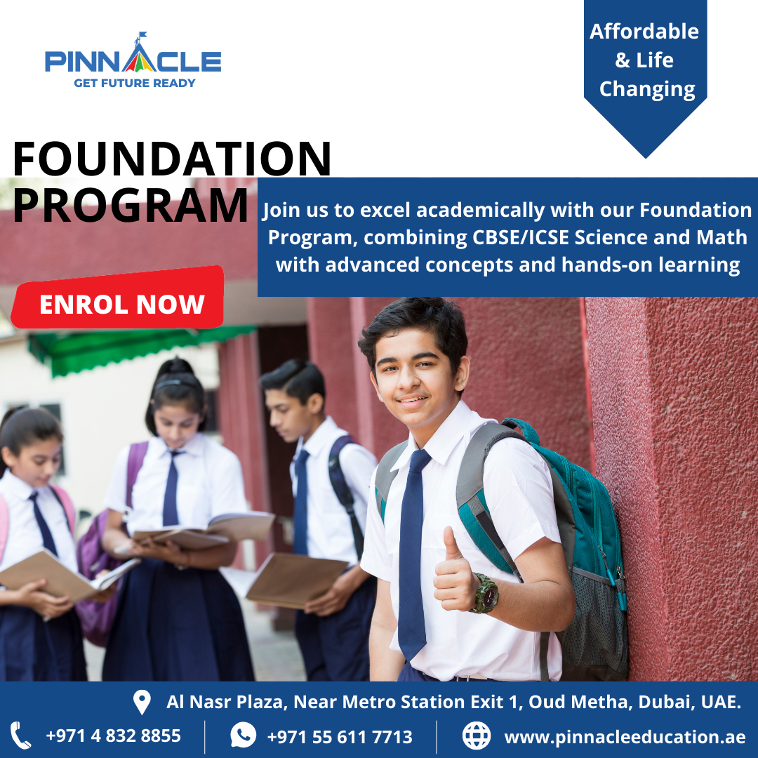BEST FOUNDATION PROGRAM IN DUBAI