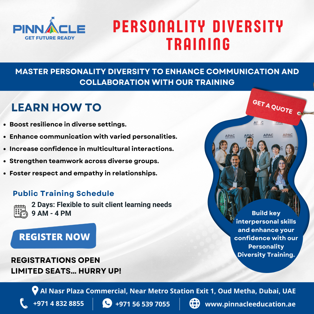 Best PERSONALITY DIVERSITY TRAINING In Dubai