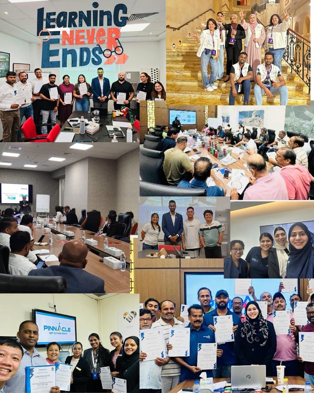 Professional training session at PINNACLE Dubai